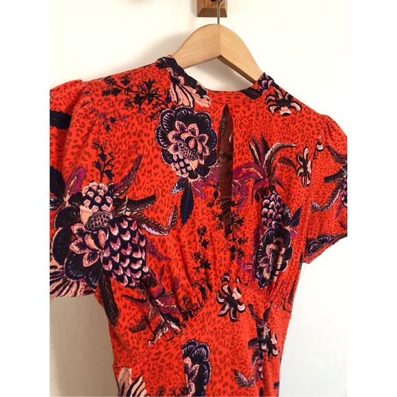 Free People Hear me Roar top in red Size small - Picture 3 of 9